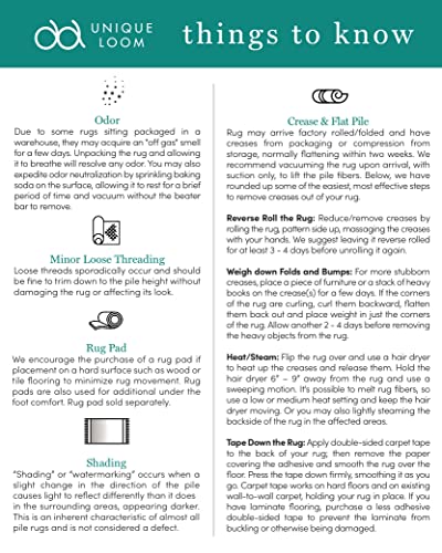 Unique Loom Solid Shag Collection Area Rug (1' Square, Chocolate Brown)