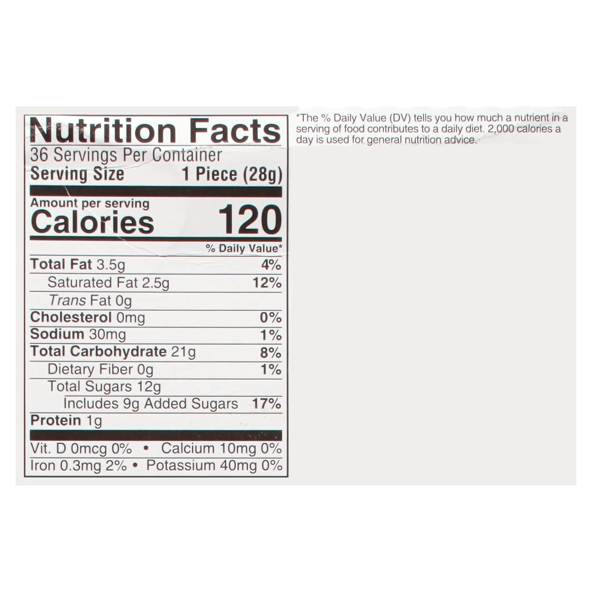 Cow Tales Oreo 1oz 36 Count