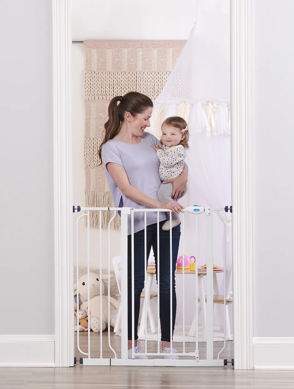 Regalo Easy Step® Extra Tall Walk Thru Baby Gate, Age Group 6 to 24 Months