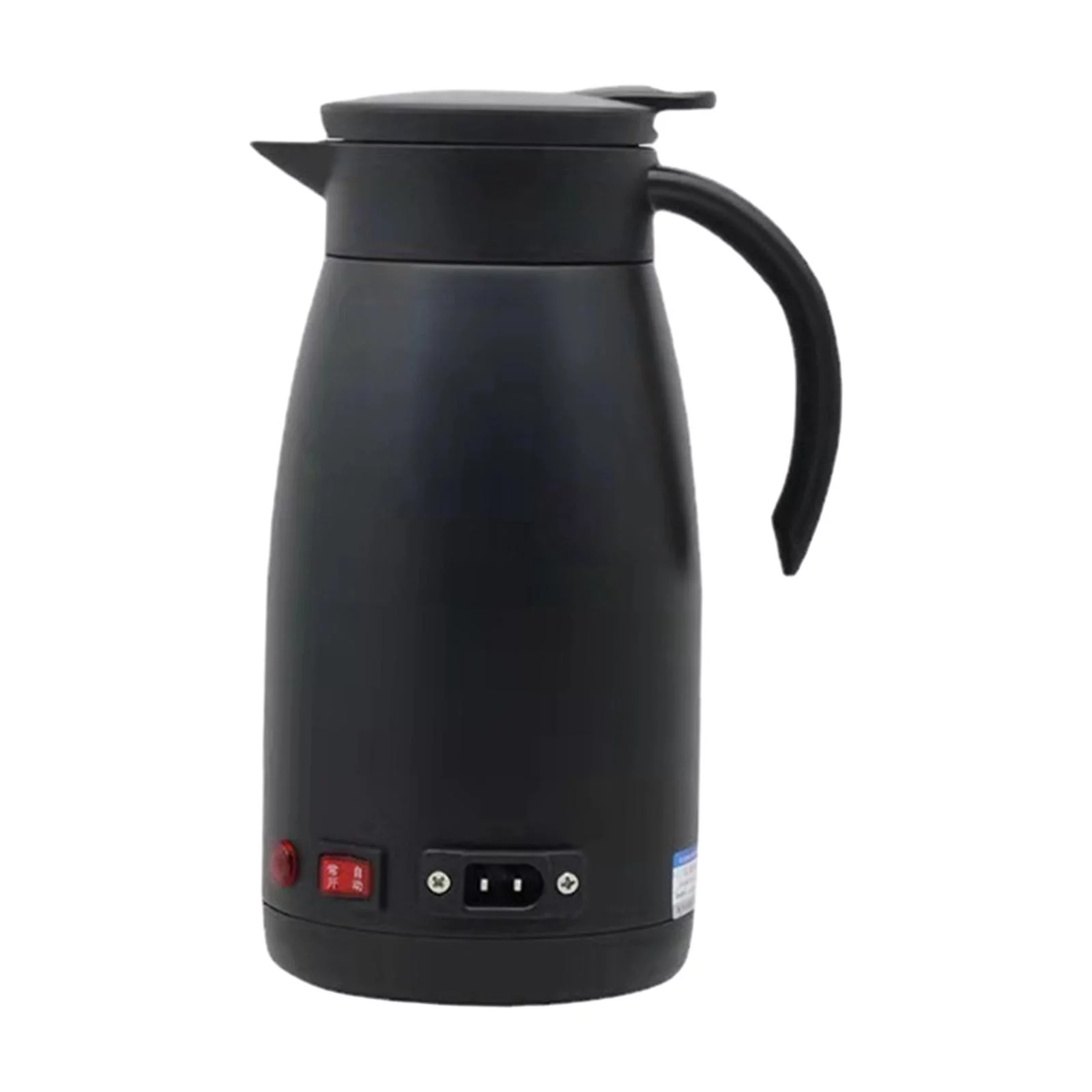 Car Kettle, 12V 24V Hot Water Bottle, 680ML Portable Car Kettle Boiler, Travel Heating Bottle for Water Tea Coffee Milk