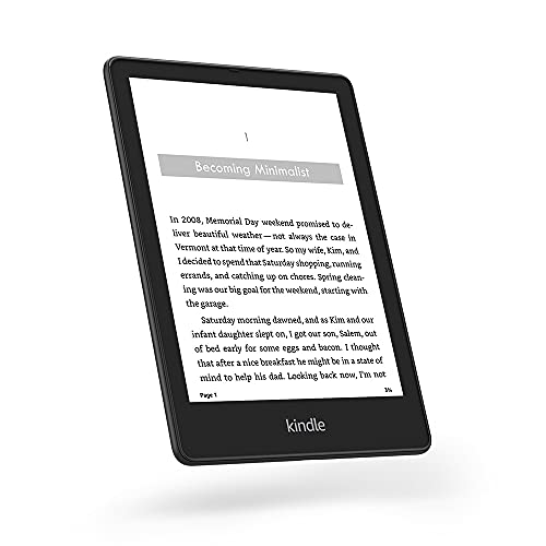 Amazon Kindle Paperwhite Signature Edition (32 GB) – With auto-adjusting front light, wireless charging, 6.8“ display, and up to 10 weeks of battery life – Without Lockscreen Ads – Black