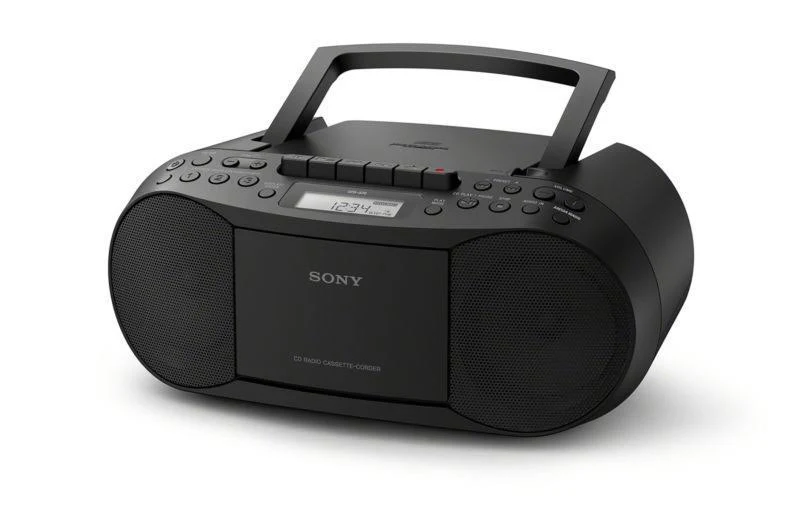 Portable Stereo Player CD Cassette MP3 Boombox Audio Am/fm Radio Player Black US