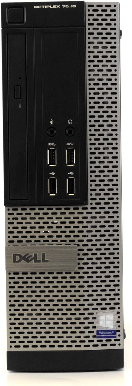 Dell Optiplex 4th Generation Desktop Computer | Quad Core Intel i5 (3.2) | 32GB DDR3 RAM | 250GB SSD Solid State | Windows 10 Professional | Home or Office PC (Renewed)