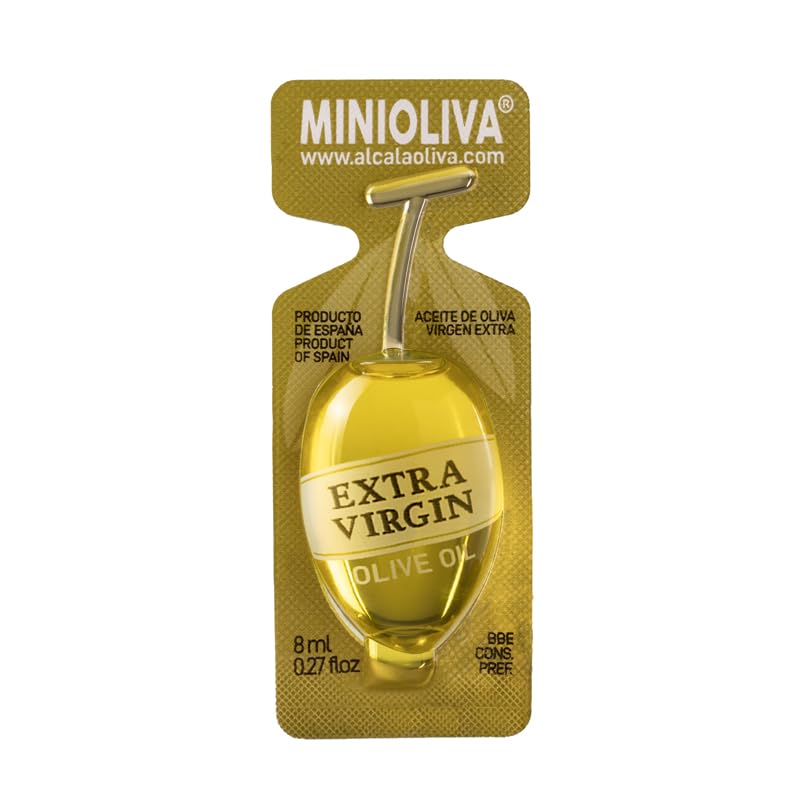 Mini Oliva - Extra Virgin Olive Oil Single Serve - 3 Pouches of 12 pods (36 Total, 0.27 fl oz each)