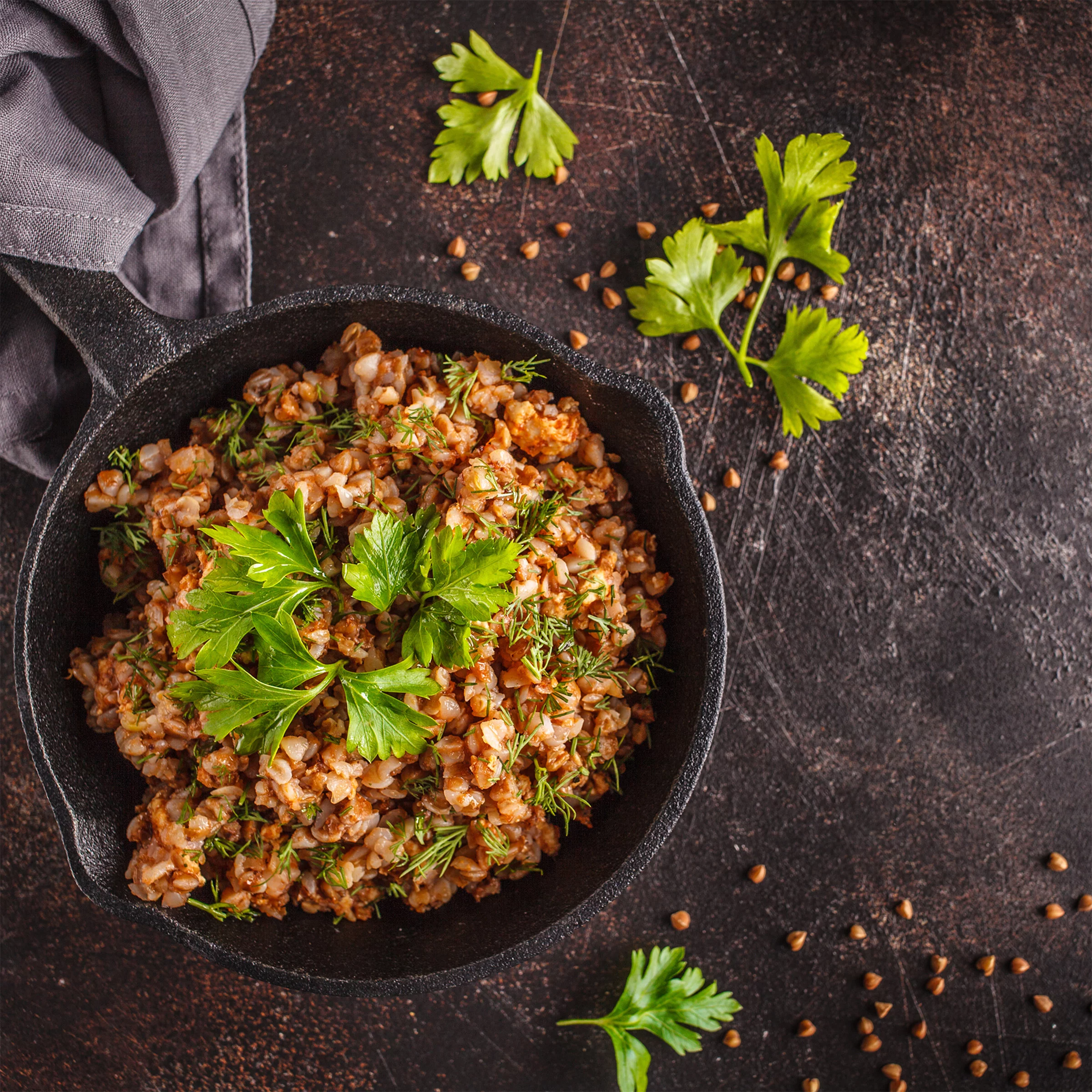 Frying Pans-Set of 3 Cast Iron Pre-Seasoned Nonstick Skillets in 10”, 8”, 6” by Home-Complete