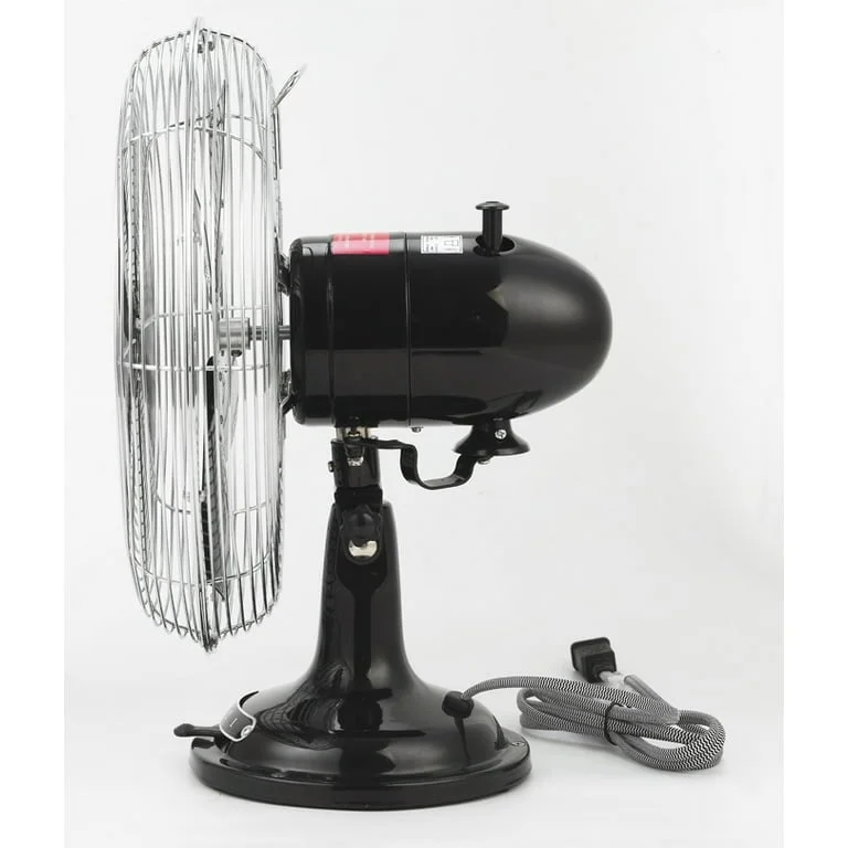 12'' Retro 3-Speed Metal Table Fan