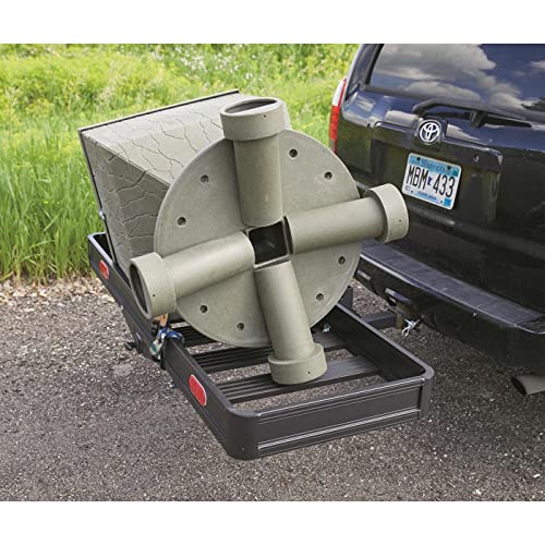 Guide Gear Folding Utility Trailer, Hitch Cargo Carrier, Truck Camping, Aluminum