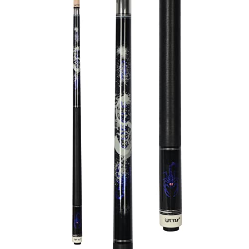 Pool Cue Stick,Billiard Cue Sticks with Hard Case Low Deflection Shaft Professional Billiard Pool Cues Sticks 19.5-21 oz cue Stick