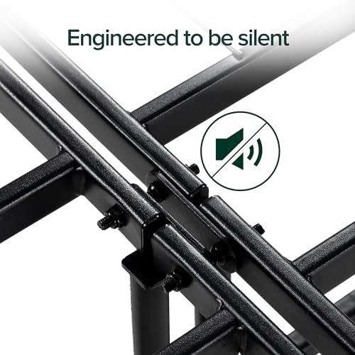 ZINUS Rumi 14in Full Metal Bed Frame, Quick Assembly SmartBase® Mattress Foundation, Heavy Duty Sturdy Steel with No Box Spring Needed, Eco-Friendly Packaging, Black