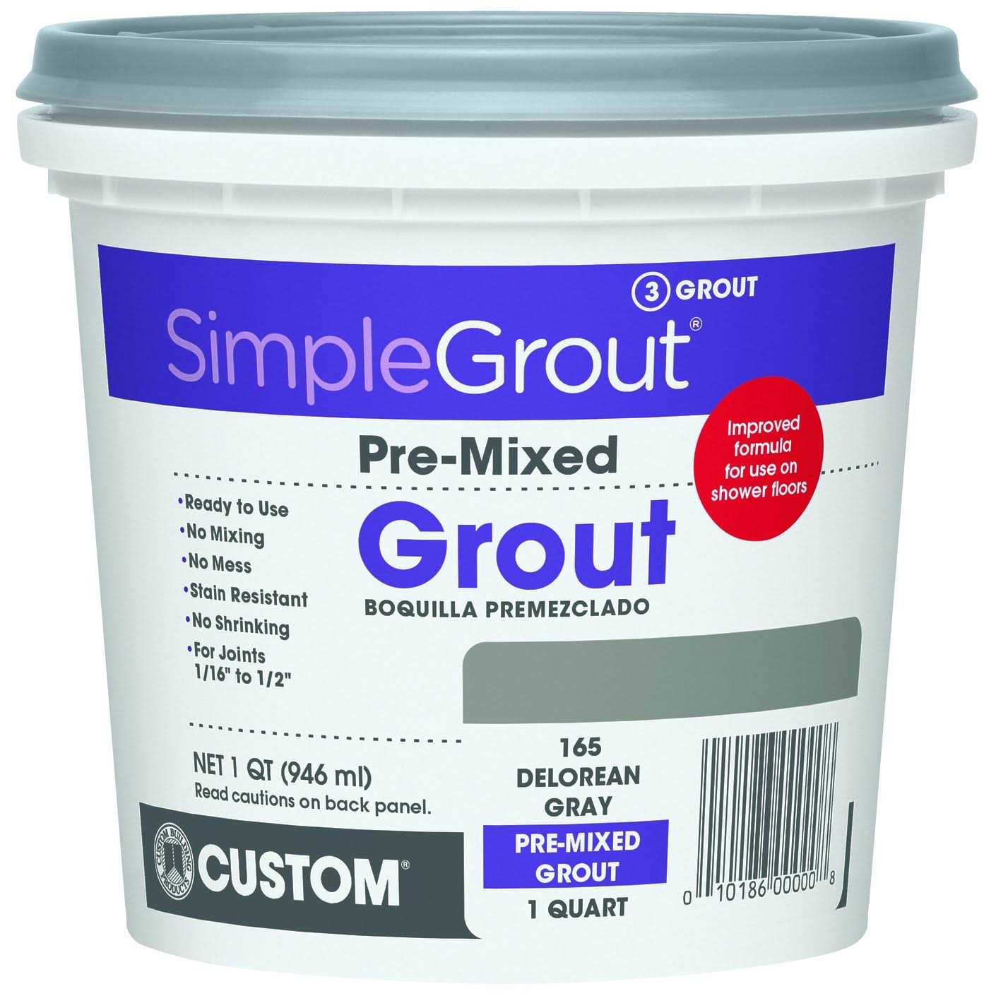 Custom PMG381QT SimpleGrout Pre-Mixed Grout