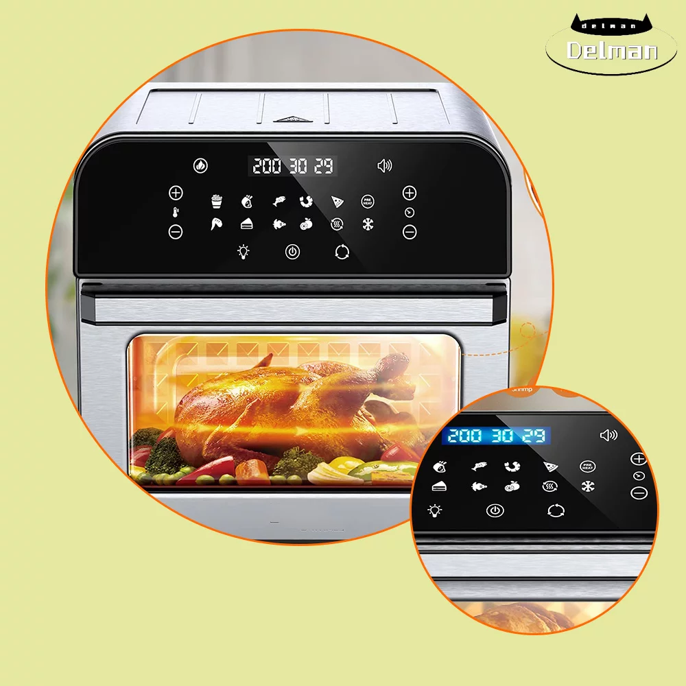 Air Fryer Oven, 12-in-1 Xl Large Air Fryer Convection Oven