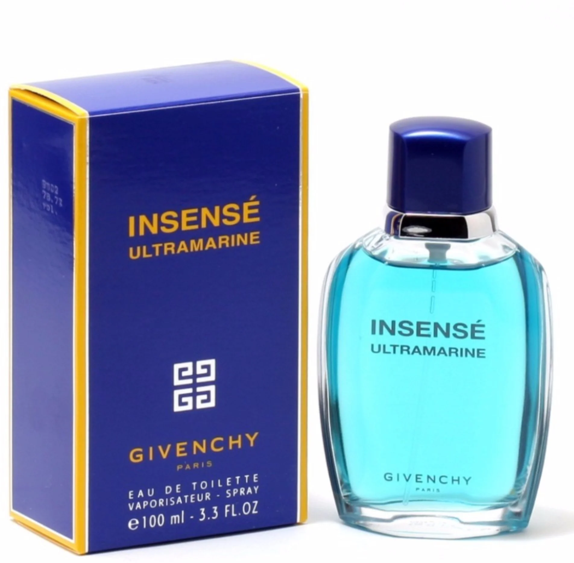 Insense Ultramarine By Givenchy Eau de Toilette Spray Men 3.4 oz (Pack of 3)