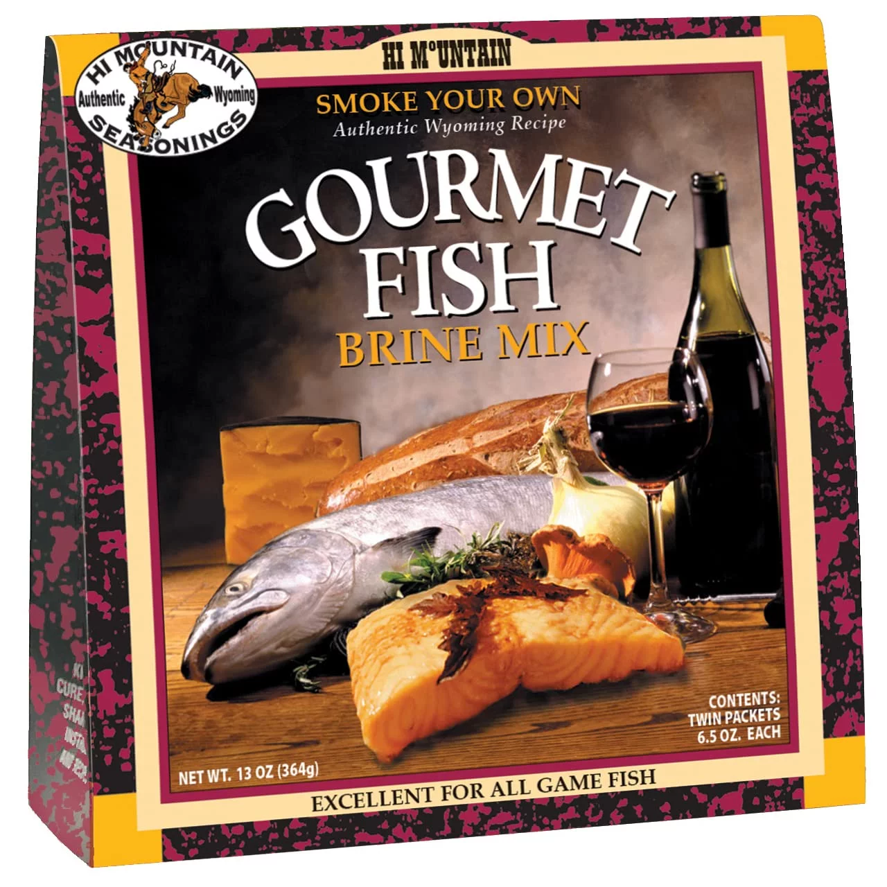Hi Mountain Seasonings Gourmet Fish Brine - Create Juicy, Tender, and Flavorful Fish
