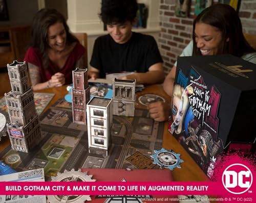 Arkham Asylum Files: Panic in Gotham City Augmented Reality Board Game - Escape Room-esque Batman Mystery with Harley Quinn and The Joker, Family Night - iOS 15+ | Android 13