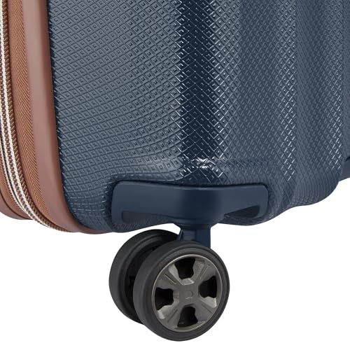 DELSEY PARIS Carrousel Hardside Expandable Luggage with Spinner Wheels, Navy, Carry-on 21 Inch
