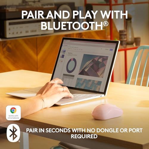 Logitech M185 Wireless Mouse, 2.4GHz with USB Mini Receiver, 12-Month Battery Life, 1000 DPI Optical Tracking, Ambidextrous PC/Mac/Laptop - Swift Grey