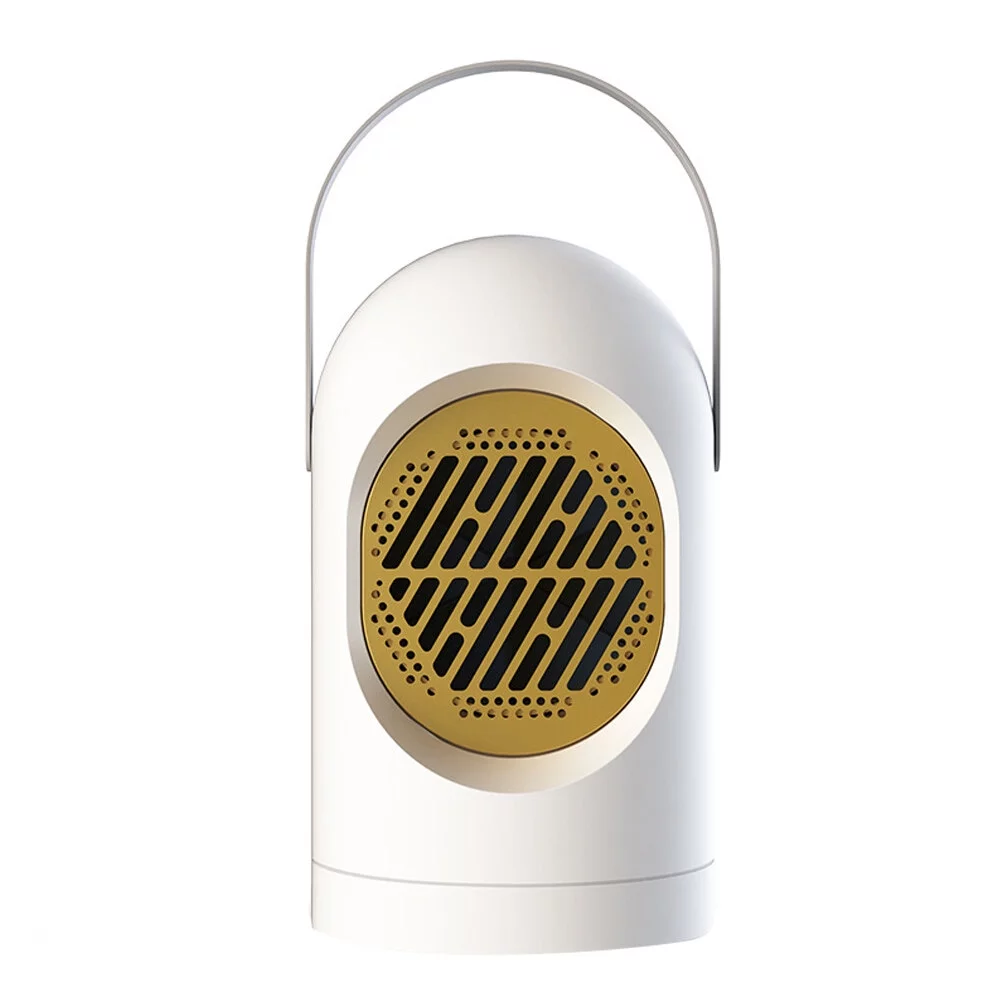 FRCOLOR White Mini Home Heater Radiator Warmer Electric Air Heater Warm Fan (US Plug)