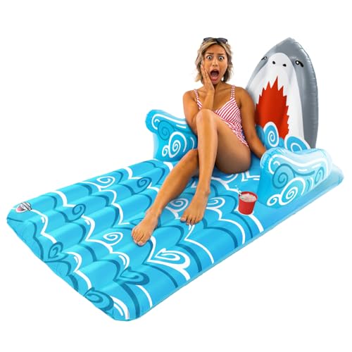 BigMouth Inc. Pool Float, Large Lounge Raft, Durable Vinyl Floatie, Summer Pool Party Water Toy