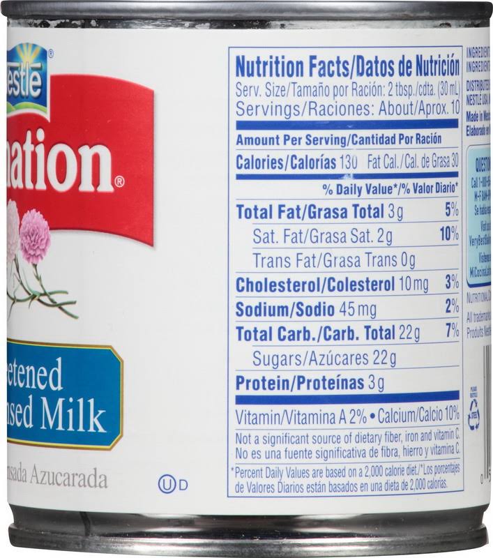 Carnation 10050000110817 Nestle Milk Condensed Sweetened