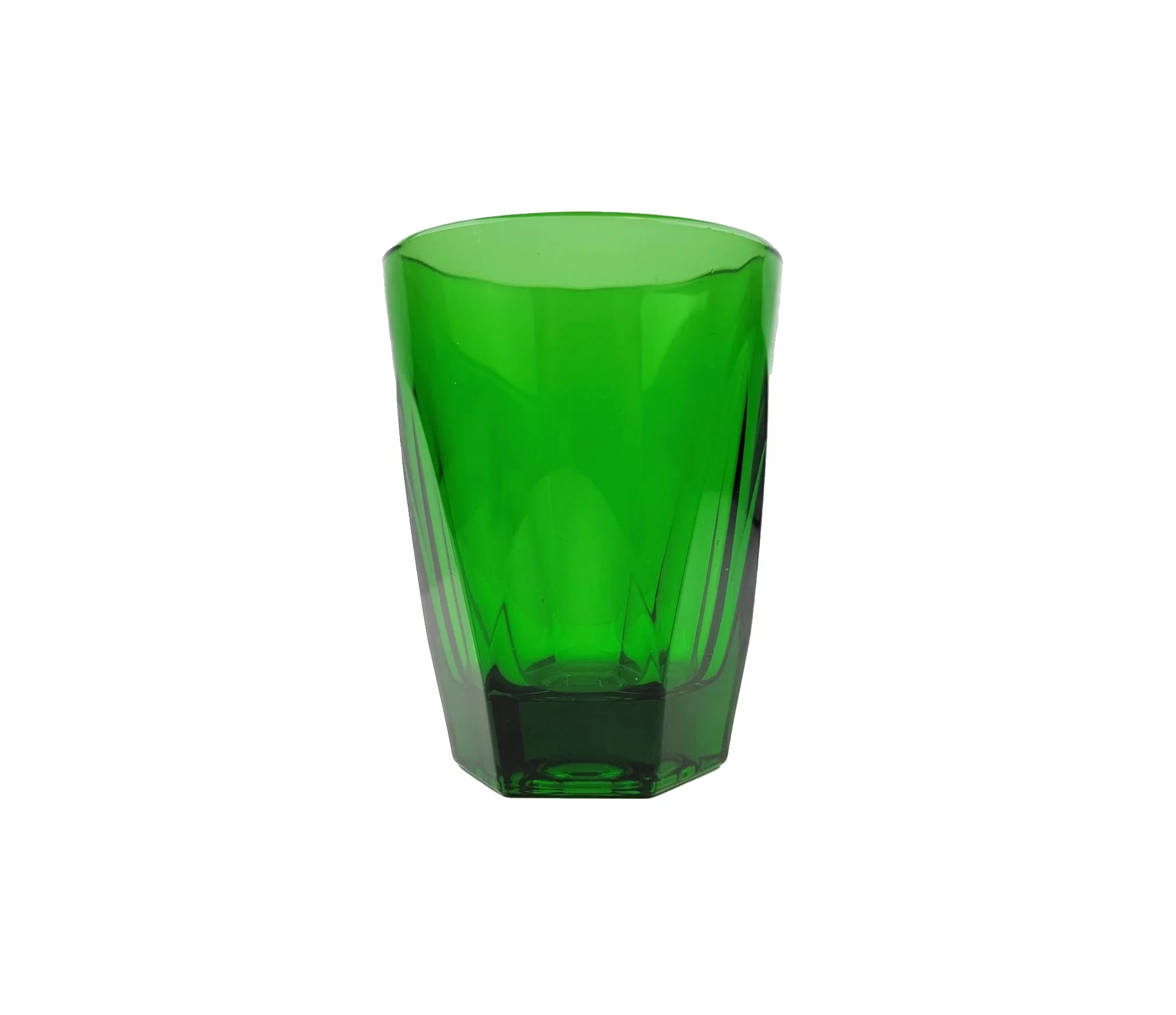 notNeutral VERO Glass Latte, 12 oz, Emerald Green (1)