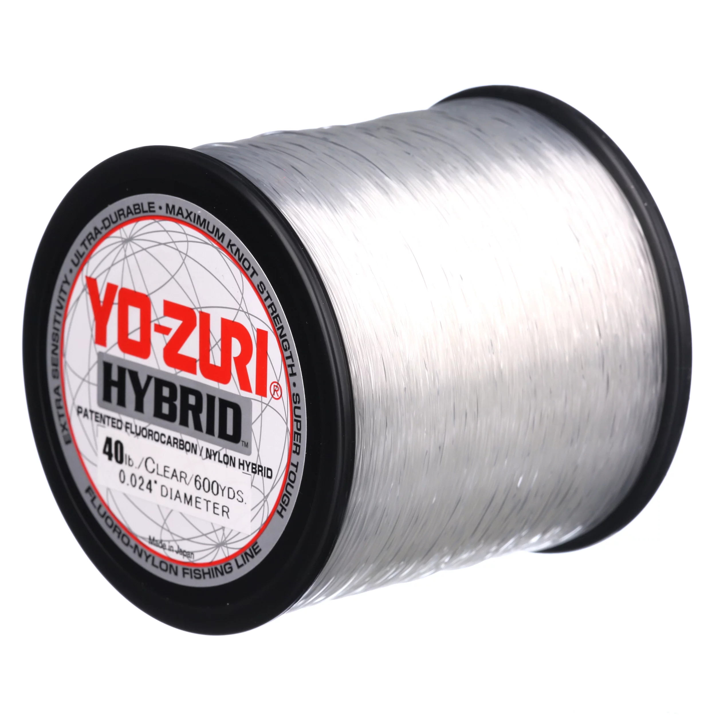 Yo-Zuri Hybrid 40lb 600yd Clear Fishing Line