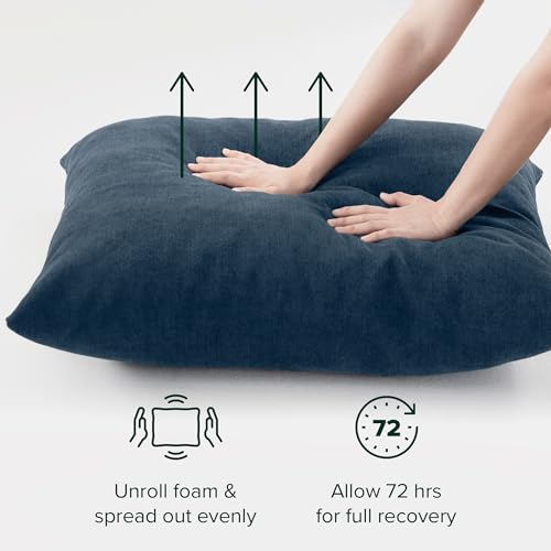 ZINUS Aidan Sling Accent Chair, Metal Framed Armchair with Shredded Foam Cushioning, Black