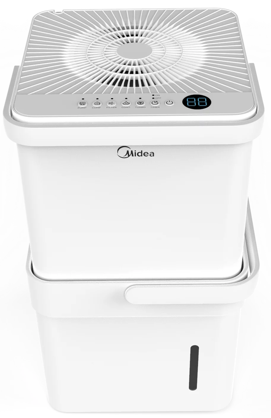 Midea Cube 50-Pint Smart WiFi Dehumidifier with Pump, Coverage up to 4,500 sq. ft.