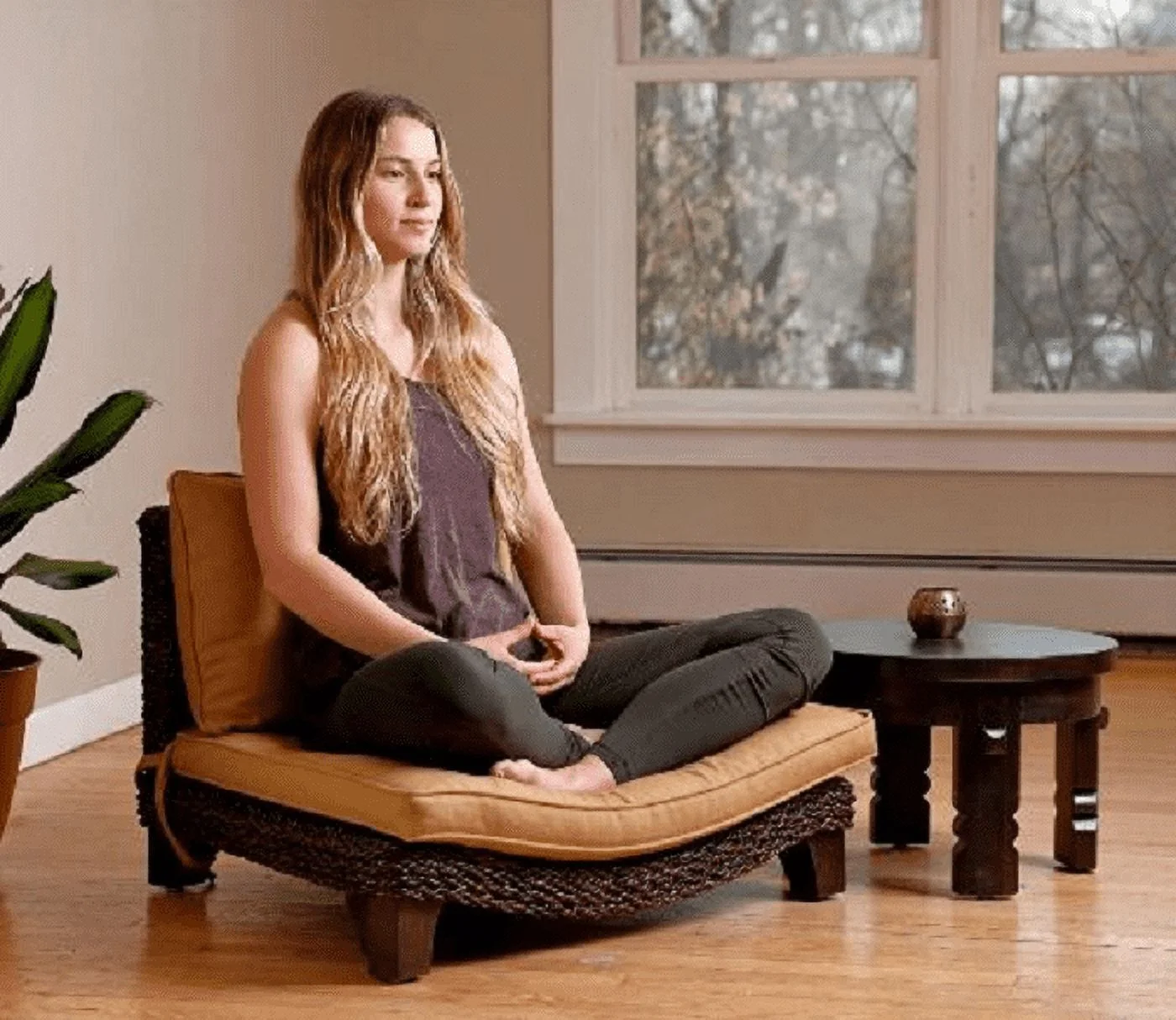Seagrass Meditation Chair