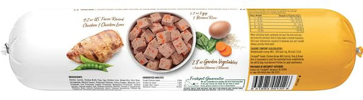 Salutem Vita - Select Dog Food, Slice & Serve Roll, Tender Chicken Recipe 1 lb - Pack of 3