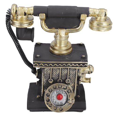 Large Retro Decorative Phone Model,Vintage Telephone Old Fashion Phone,Vintage Landline Phone Decor,Synthetic Resin Telephone Home Decor for Desk Decoration (7111-31)