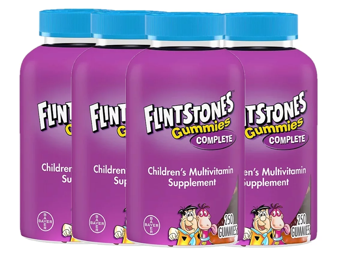 4 Pack | Flintstones Gummies Complete Children's Multivitamin Supplement (250 ct.)