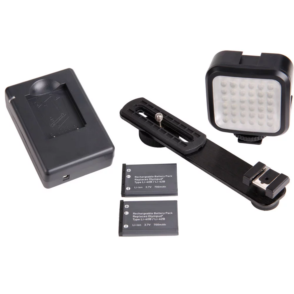 Canon PowerShot G7 X Digital 20.1MP DIGIC 7 Camera + EXT BAT + LED - 32GB Kit