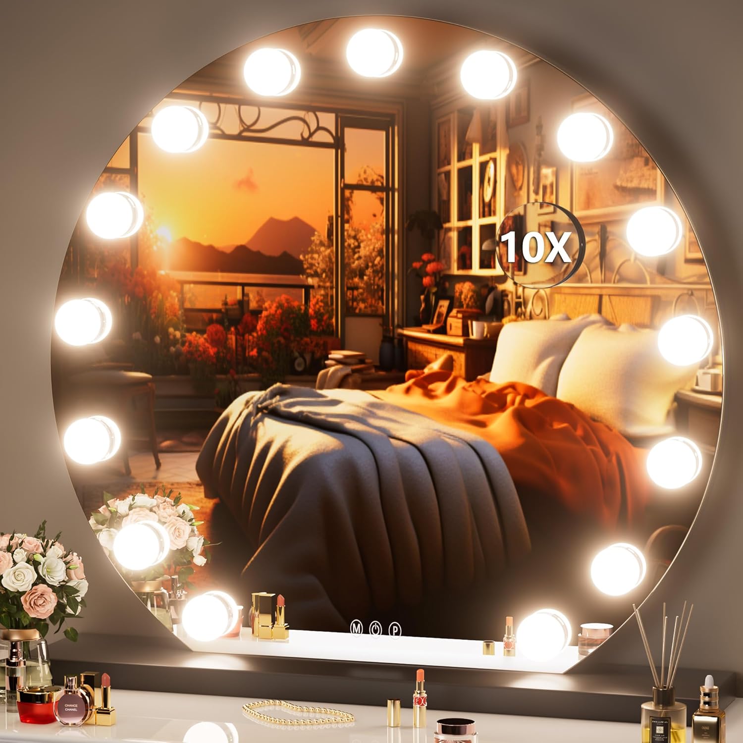 Hasipu Vanity Mirror with Lights, 32
