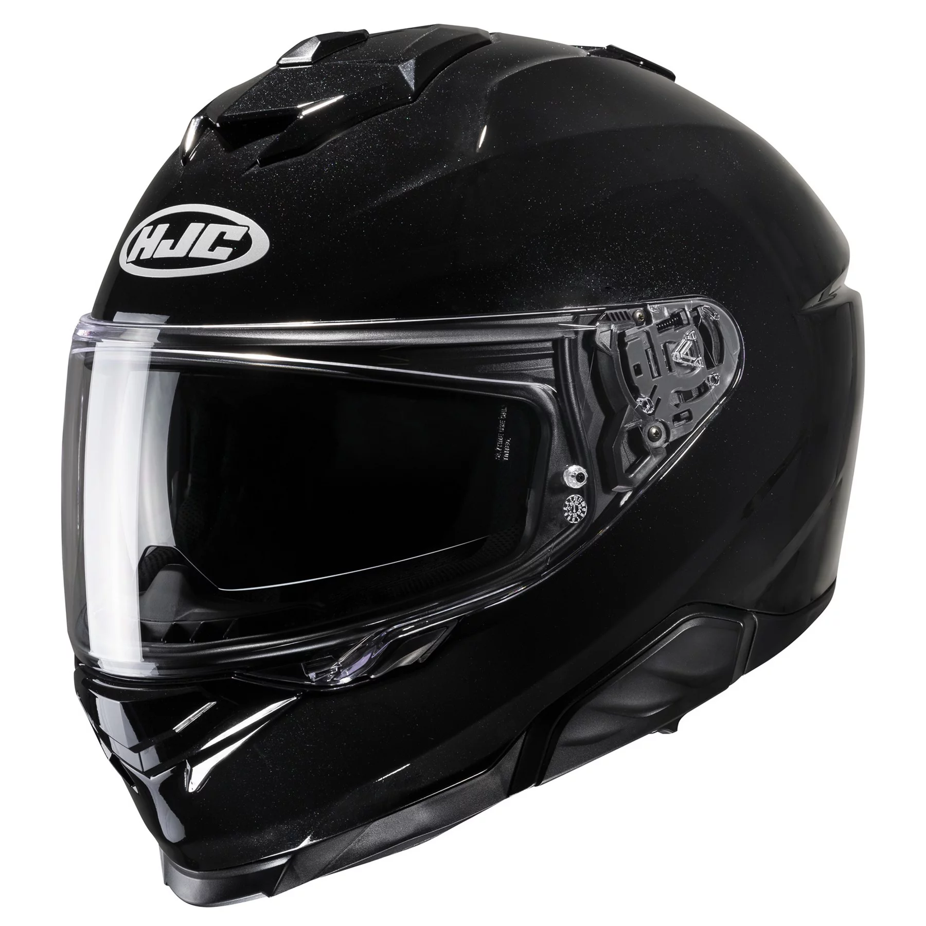 HJC i71 Solid Motorcycle Helmet Black MD