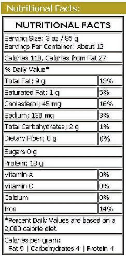 Ada Valley Gourmet Foods Cooked Seasoned Beef Swiss Steak, 4 Ounce -- 72 per case.