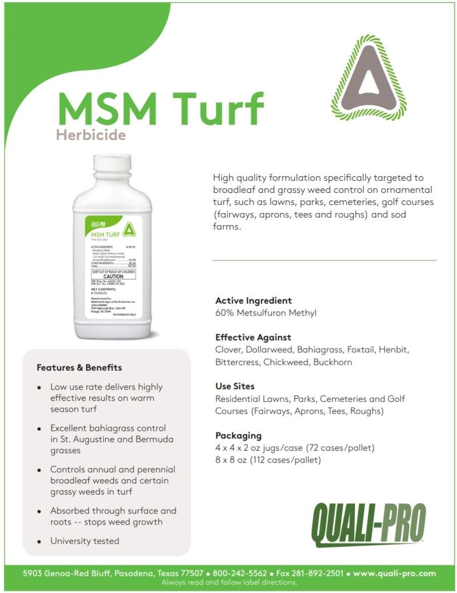 MSM Turf Herbicide 8oz