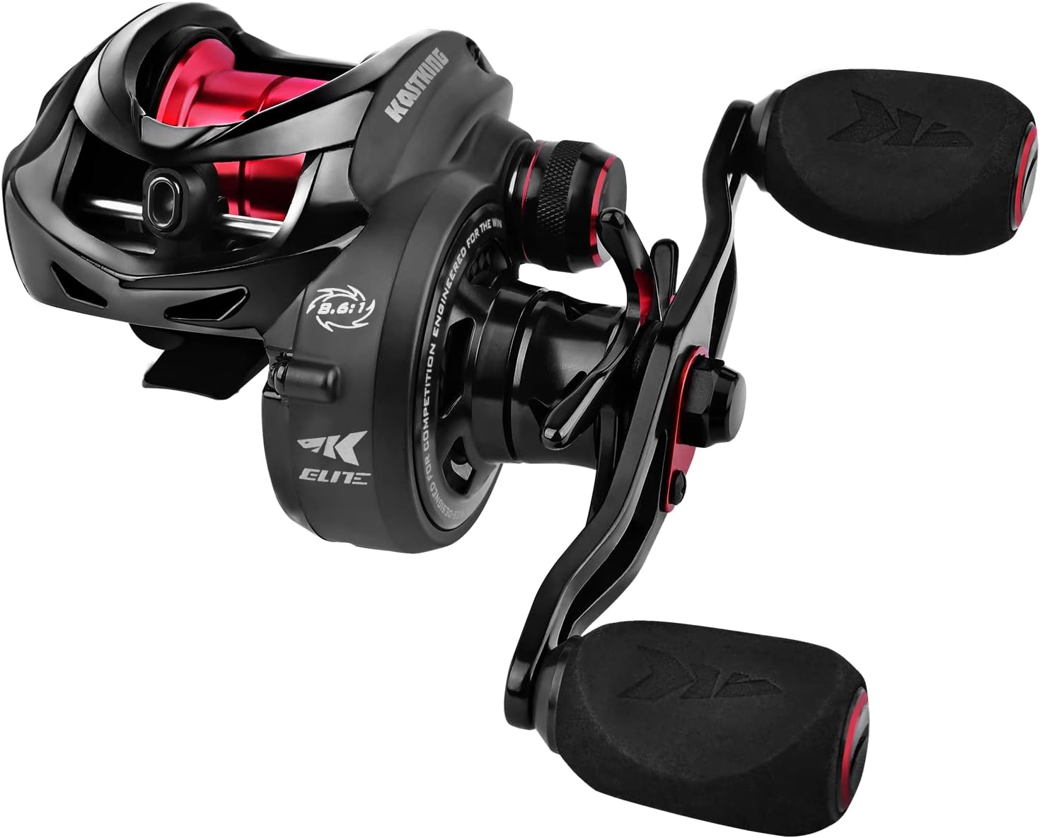 KastKing Speed Demon Elite Fishing Reel, Skipping/Deadbolt Baitcaster/World’s Fastest 10.5:1 Gear Ratio Baitcasting Reel, 10+1 Shielded Stainless Steel BB, CNC Aluminum Frame, 8.6:1 Also Available