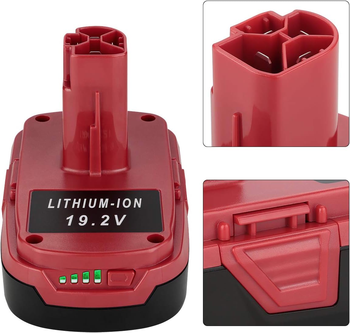 energup 2Pack 19.2V Battery for Craftsman 19.2Volt Battery 3.5Ah Lithium for Craftsman C3 XCP Battery for 130279005 1323903 130211004 11045 315.115410 315.11485 for 19.2V Craftsman Battery