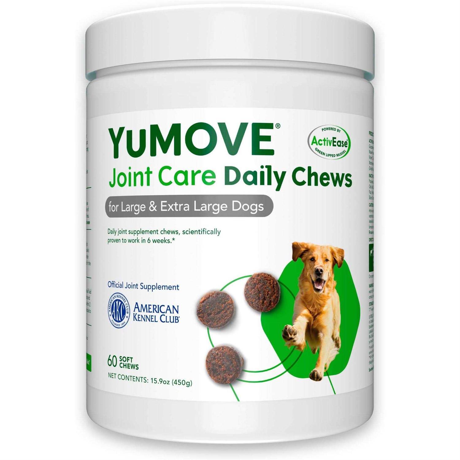 YuMOVE Daily Chews Hip and Joint Supplement for Large & X Large Dogs with Glucosamine - Pet Supplies online store