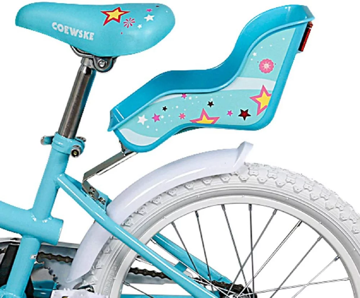 Coewske 14 inch Kids Bicycle Princess Style Children Boys Girls Bike with Training Wheels, Blue