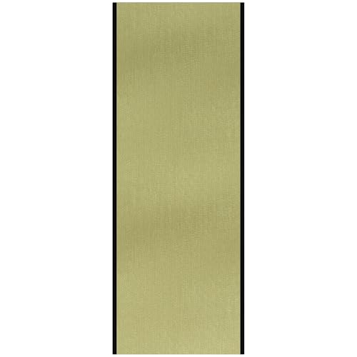 Red Lantern Half Tatami Mat, 1/2 US Queen (30 in x 80 in), Straw