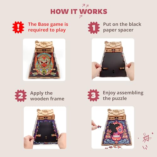 iDventure Cluepuzzle Pyramid of The Sun | Puzzle Box with Jigsaw Puzzle | Escape Room Game | Treasure Box | 3D Wooden Puzzle | Sequential Puzzles Puzzle Box Adults and 10+ | Money Gift Box