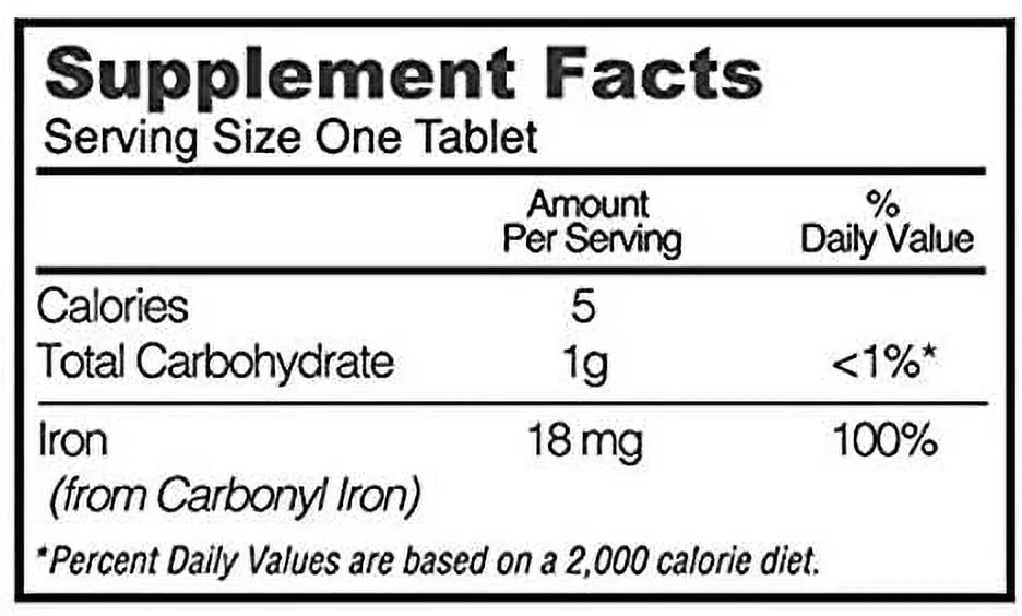 Ferretts Iron (18mg) - Chewable Tablets (60)
