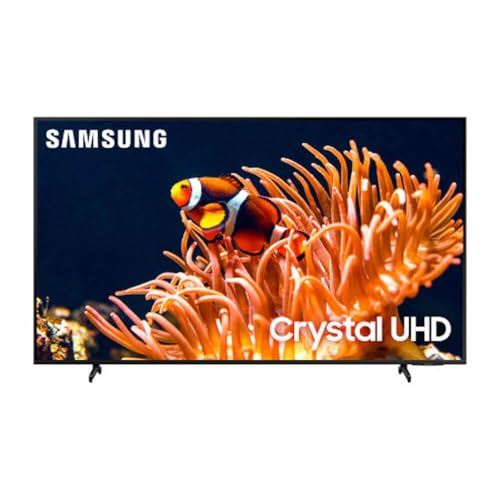 Samsung 43-Inch Class 4K Crystal UHD DU8000 Series HDR Smart TV w/Object Tracking Sound Lite, Motion Xcelerator 120Hz, Ultra Slim Design, Gaming Hub, Alexa Built-in (UN43DU8000, 2024 Model)