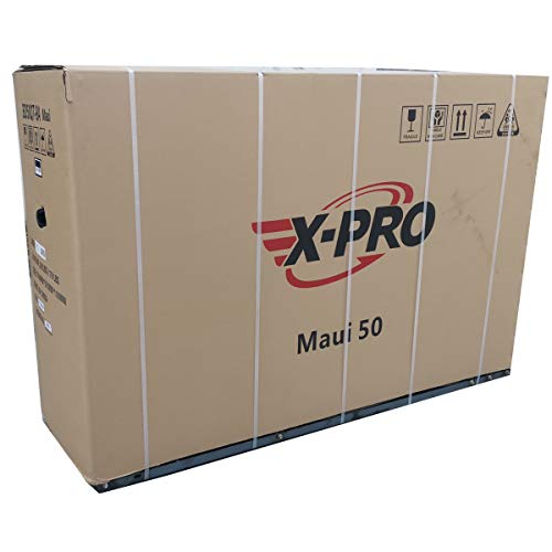 X-PRO Maui 50cc Moped with Electric/Kick Start, Rear Trunk, 10