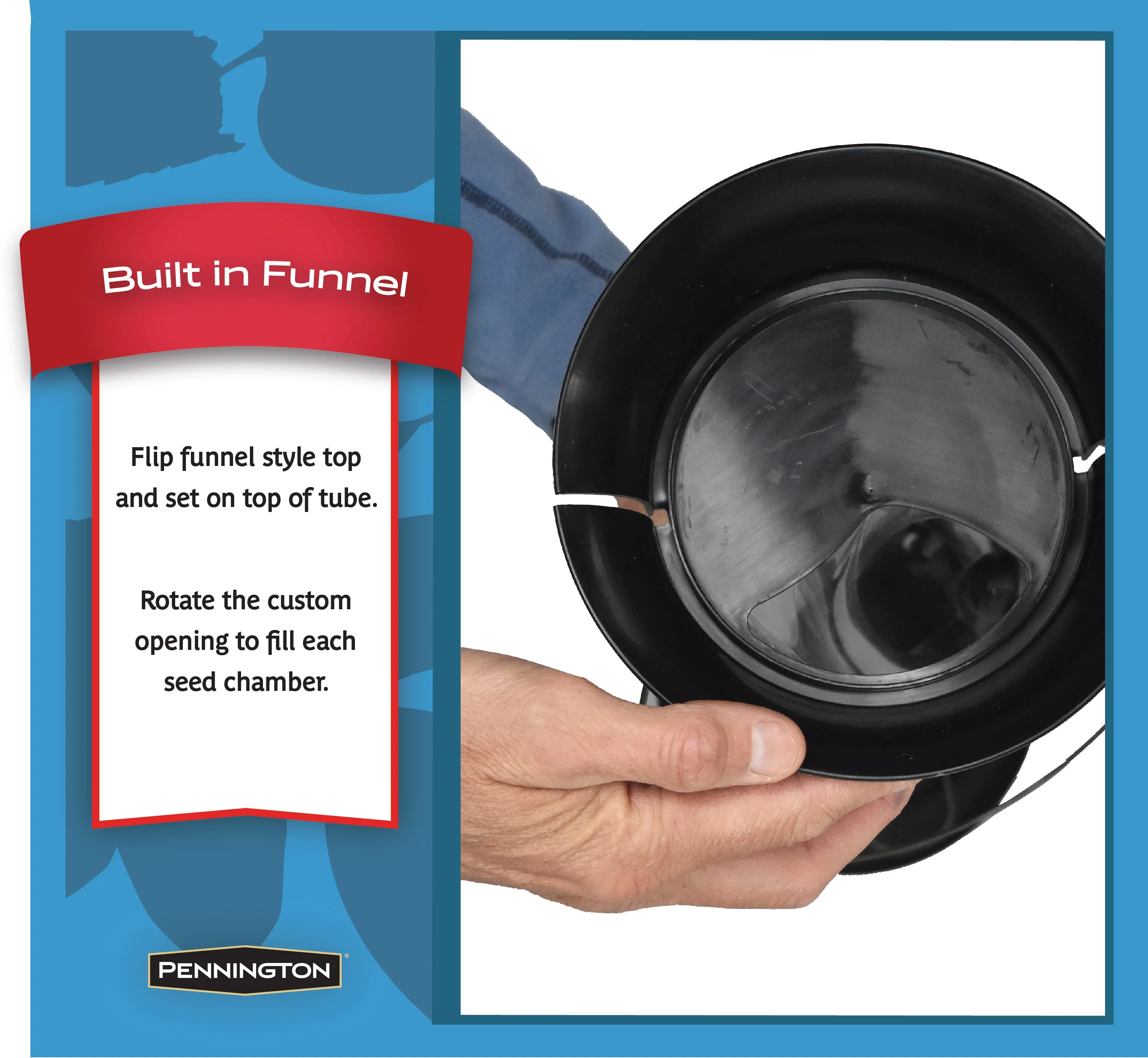 Pennington Earth Smart Black Recycled Resin Triple Swirl Chamber Wild Bird Tube Feeder, 5 lb. Capacity