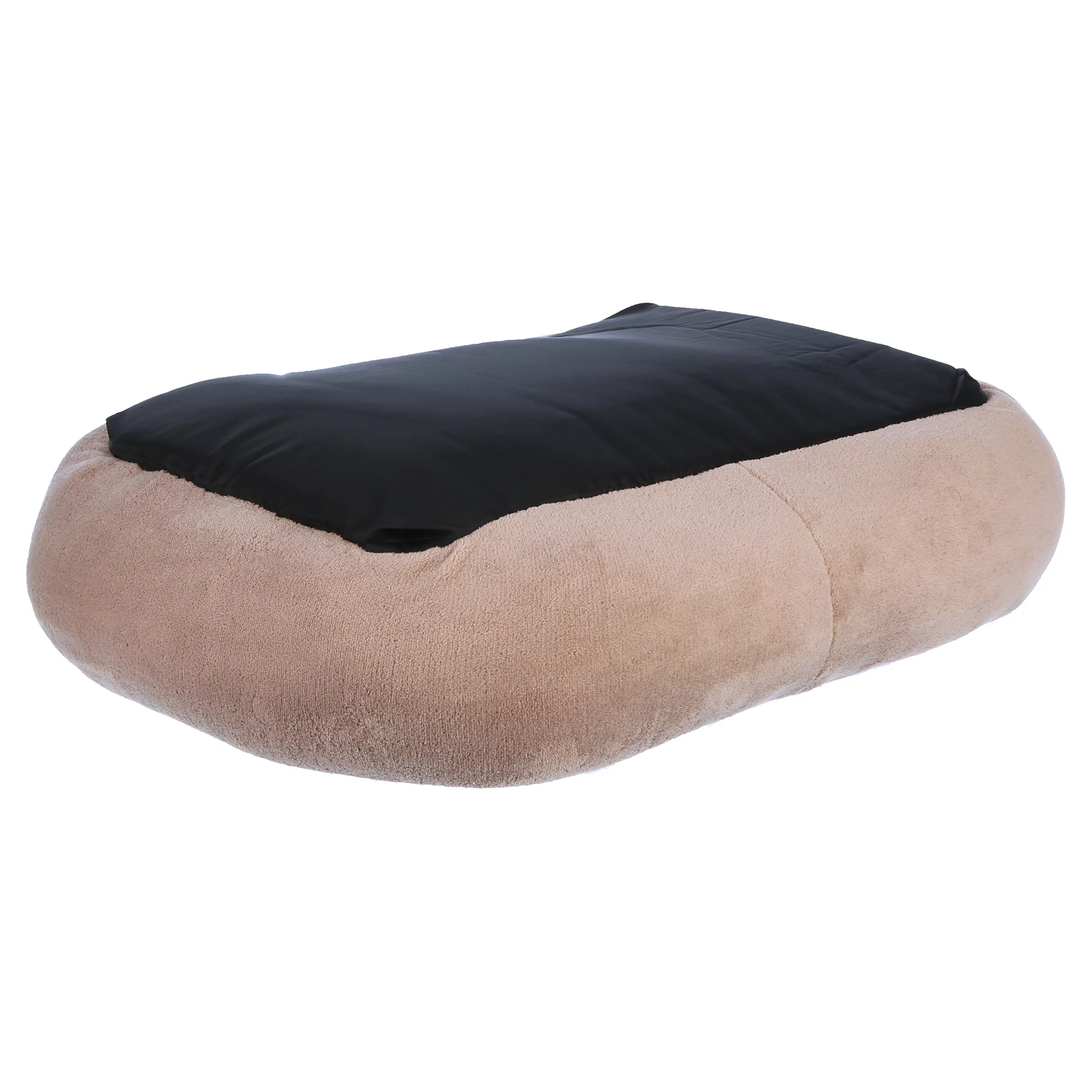 Midwest Ultra-Soft Fleece Dog & Cat Cuddle Bed, Small, Brown