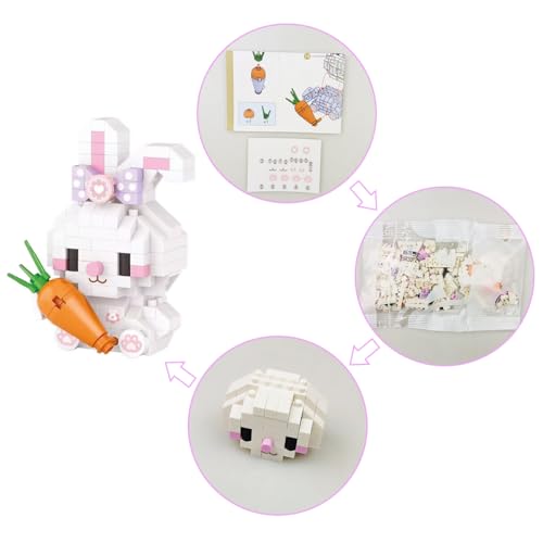 Pinkiwine 4 Pack Christmas Building Block Toys for Kids Boys Girls Teens Christmas Stocking Stuffers Gifts