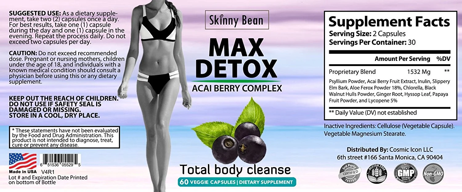 Black Walnut Hull Supplement Extract by Skinny Bean Walnut Hulls for Weight Loss