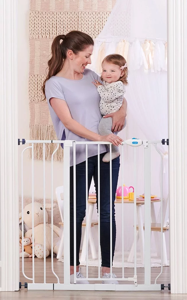 Regalo Easy Step® Extra Tall Walk Thru Baby Gate, Age Group 6 to 24 Months